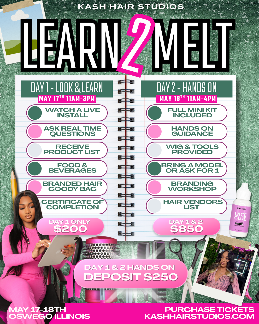 Learn 2 Melt RELOADED May 17&18th